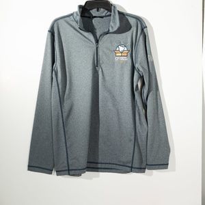 North Face Sweater Mens Long Sleeve  Zip Pullover Size L Outdoors Lightweight